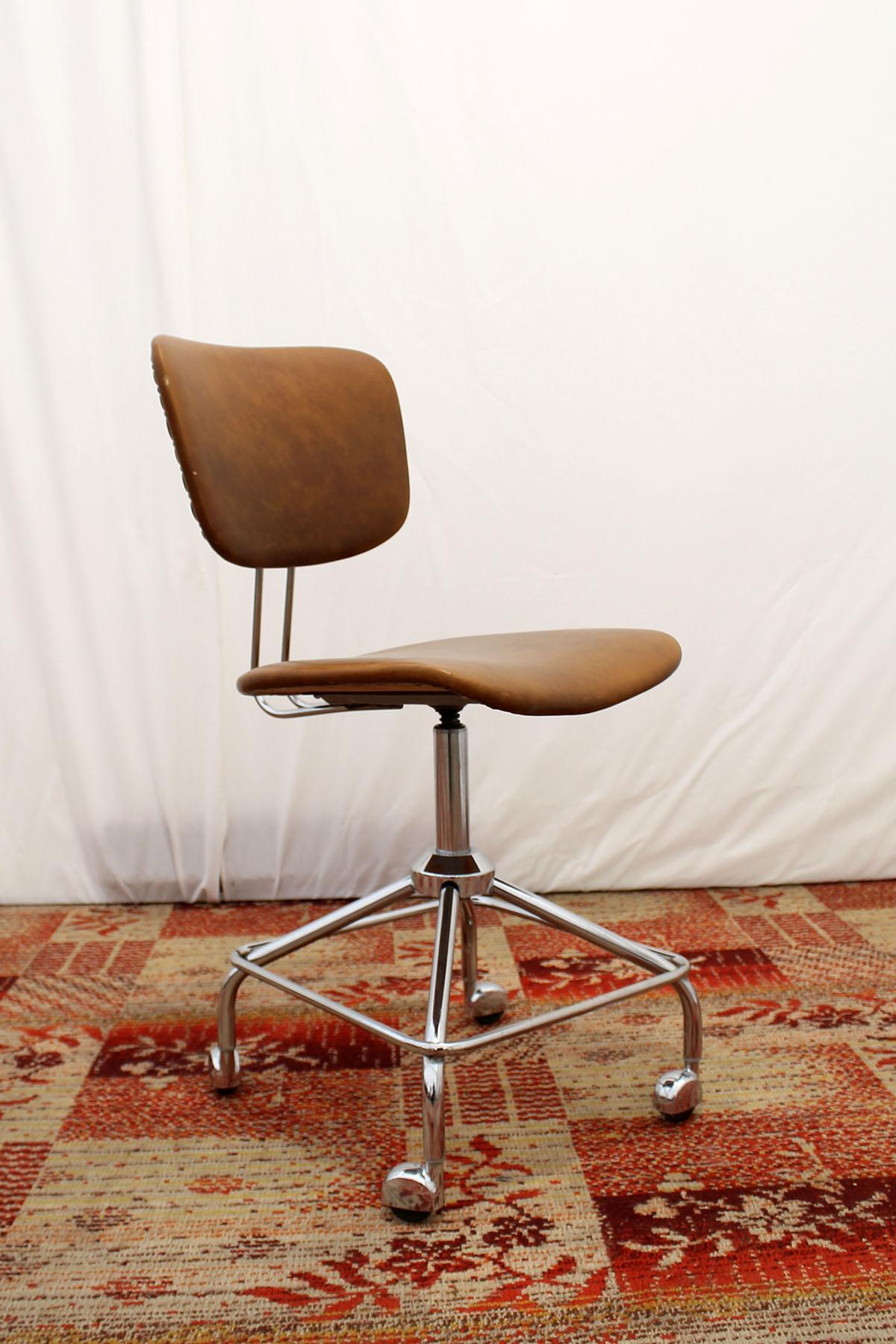 Industrial Vintage Office Swivel Desk Chair by Kovona, 1970s