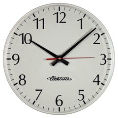Vintage Office Wall Clock from Elektročas, 1990s Vintage Office Wall Clock from Elektročas, 1990s