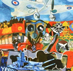 Vintage Official Reproduction Poster Imperial War Museum London Transport Liddle