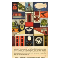 Vintage Official Reproduction Poster The Imperial War Museum London Transport UK