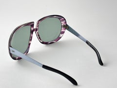 Vintage O.Friulana Oversized Sunglasses 1970'S Made in Italy