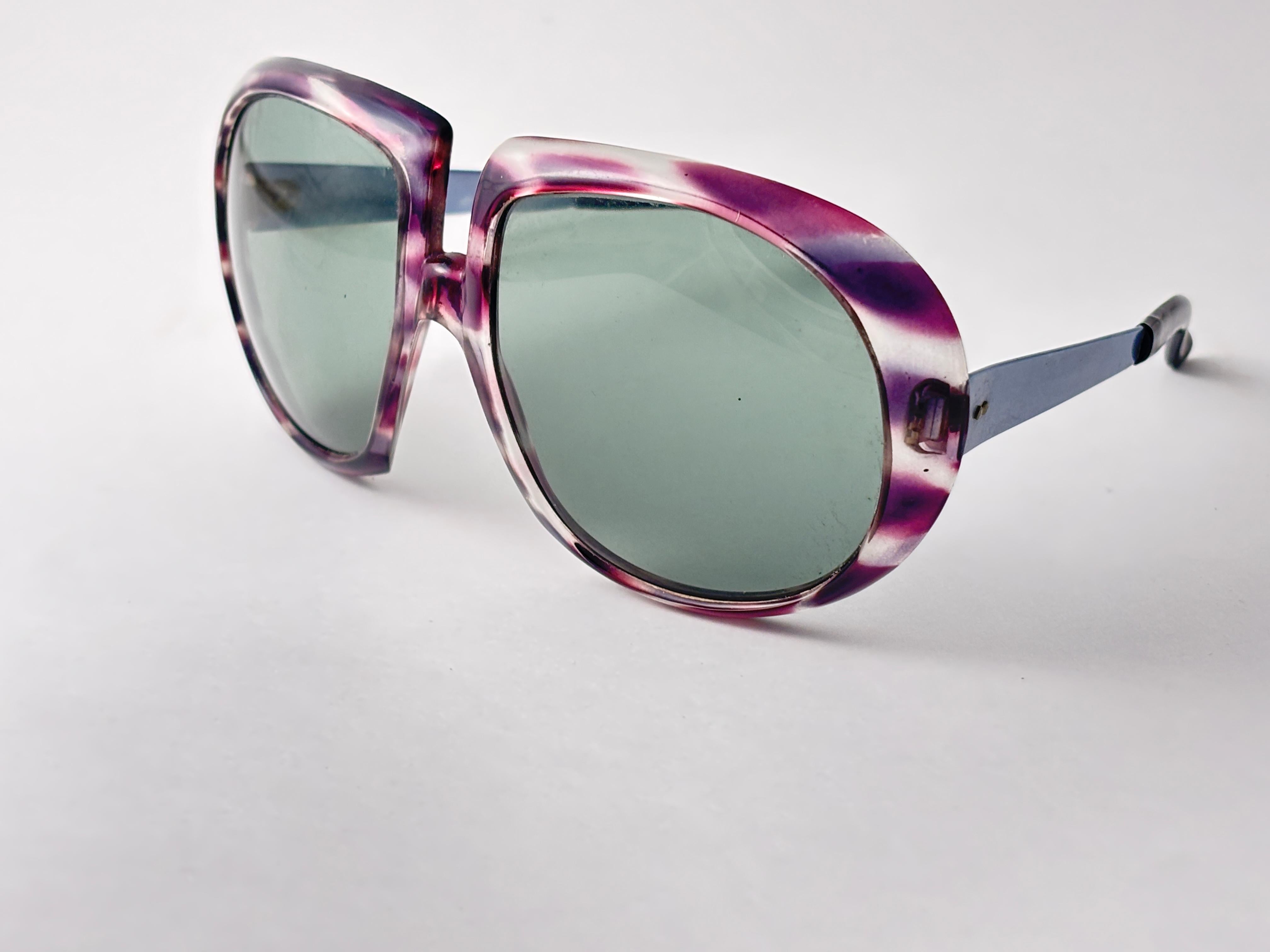 Vintage O.Friulana Übergroße Sonnenbrille 1970'S Made in Italy im Zustand „Hervorragend“ im Angebot in Baleares, Baleares