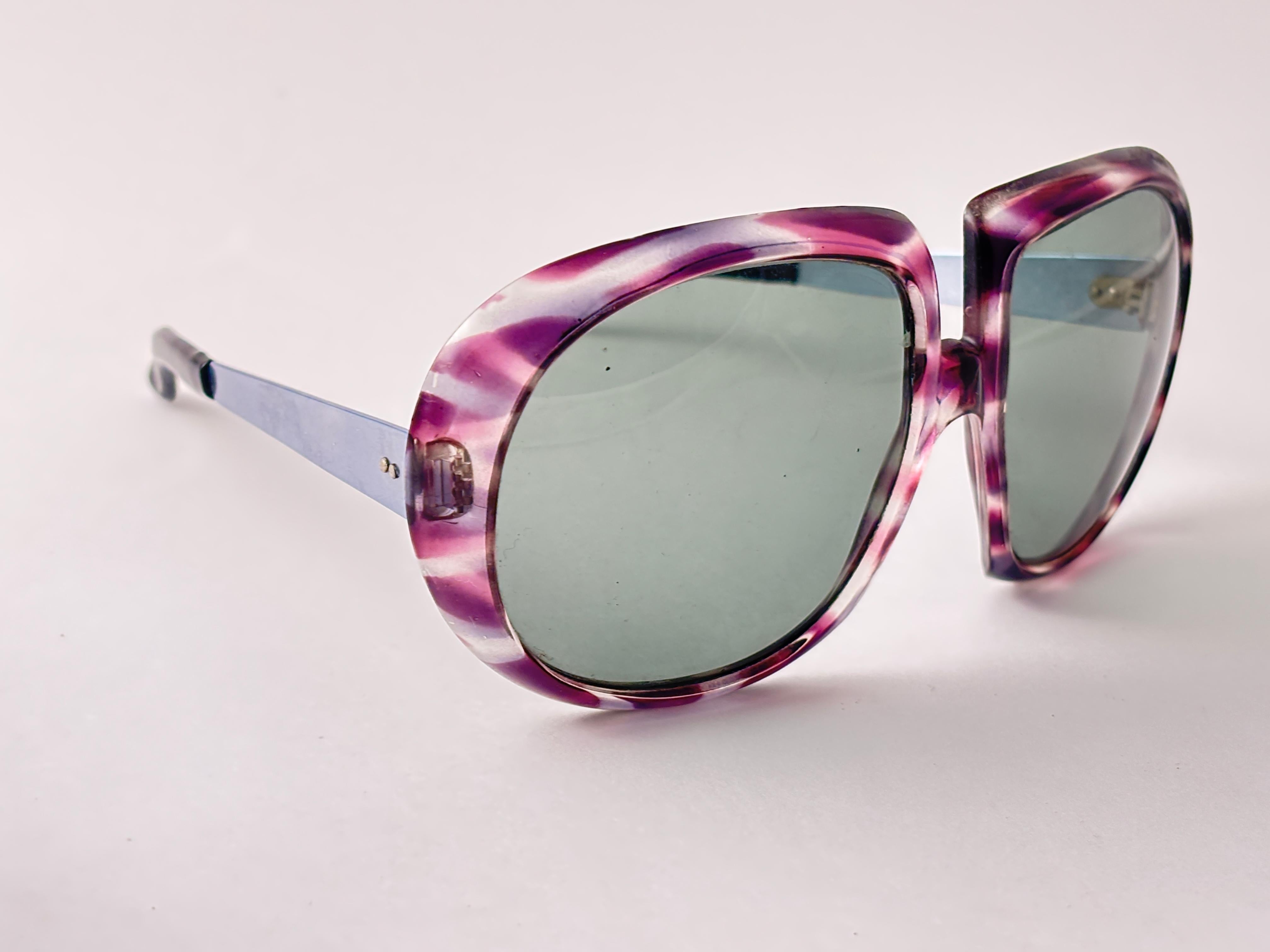 Vintage O.Friulana Übergroße Sonnenbrille 1970'S Made in Italy für Damen oder Herren im Angebot