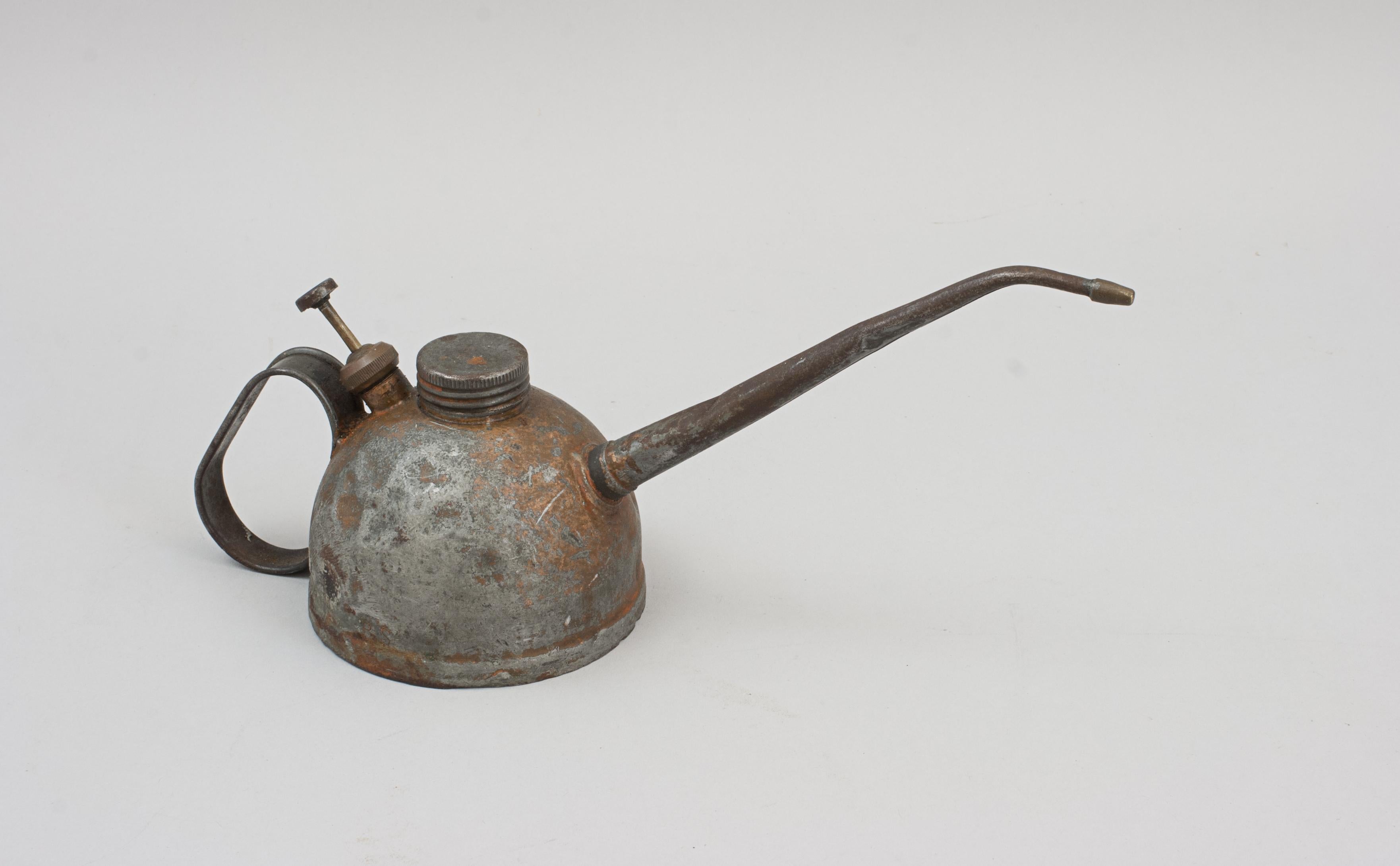Industrial Vintage Oil Can For Sale