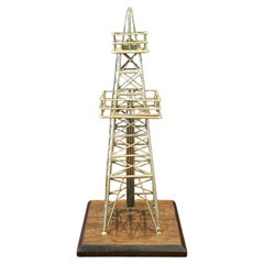Vintage Oil Derrick Model / Sculpture