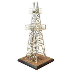 Vintage Oil Derrick Model / Sculpture