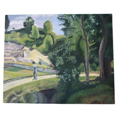 Vintage Oil on Canvas Painting, 20th Century, 24" x 20", 2C09