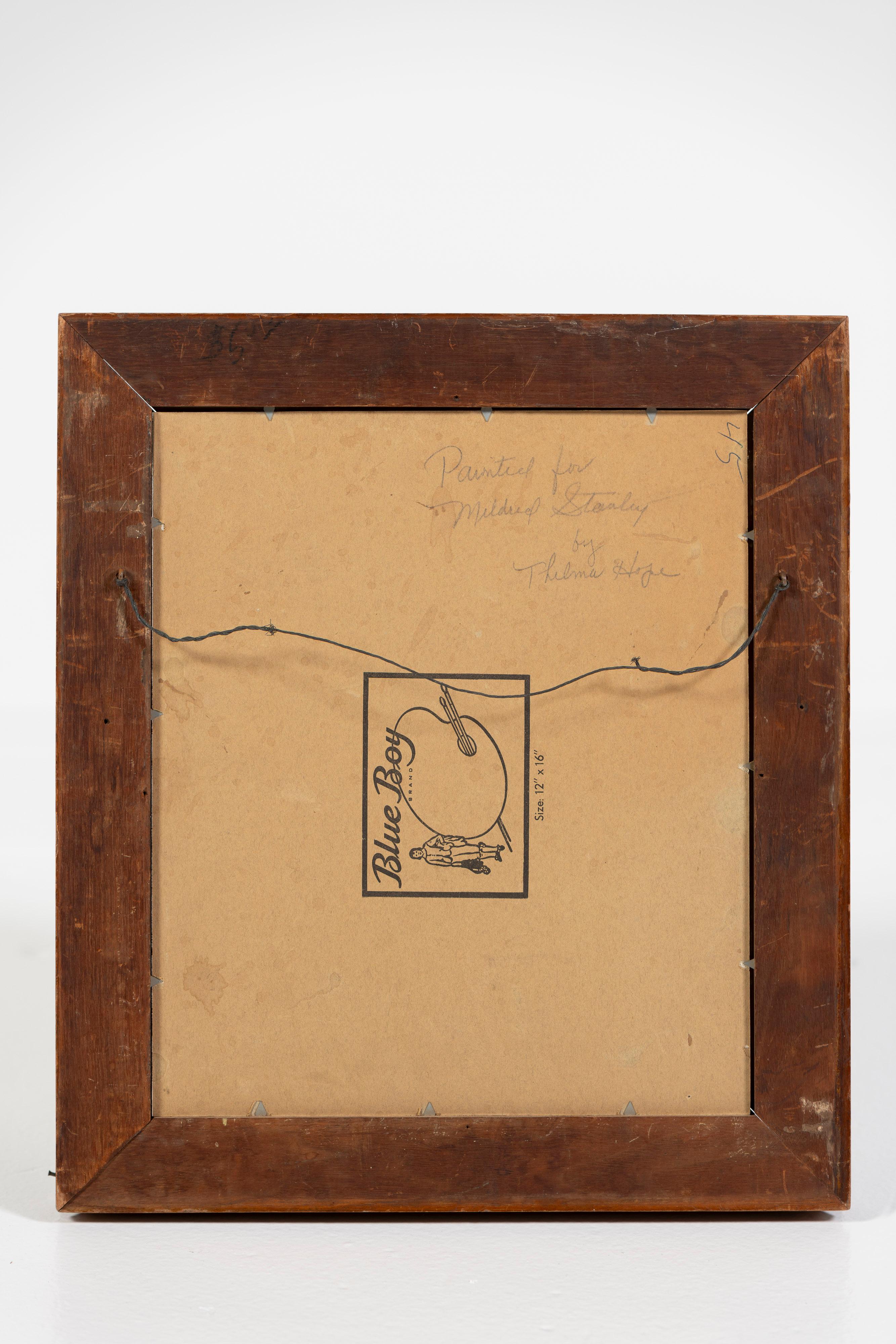 Nordamericano Quadro d'epoca a olio su tela, 