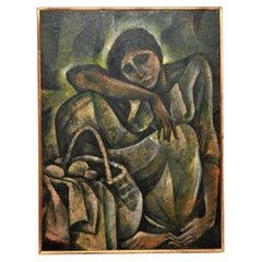 Vintage Oil Painting by Roger San Miguel