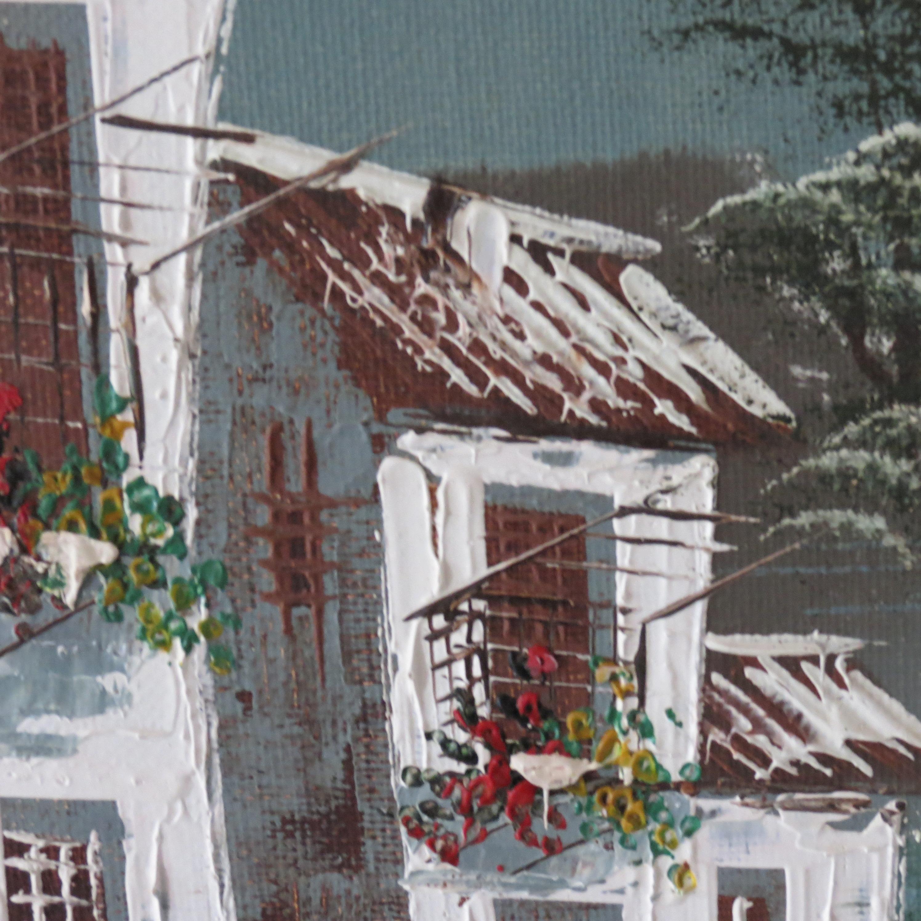 Pittura a olio vintage Juma Mozambico In condizioni buone in vendita a Stow on the Wold, GB
