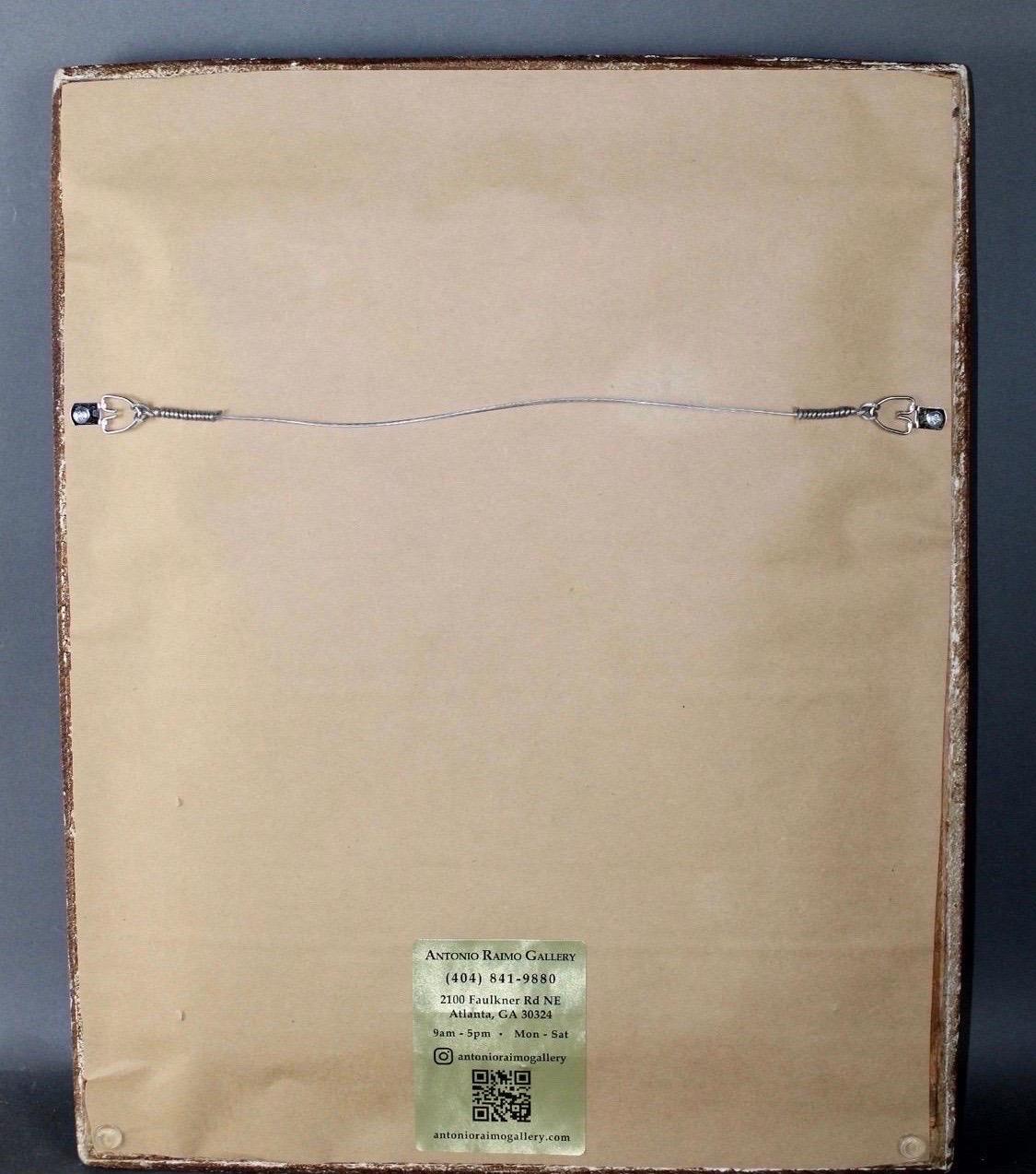 Peinture à l'huile sur toile d'une scène de canal de Venise avec cadre en bois doré Bon état - En vente à Atlanta, GA
