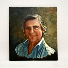 Vintage Oil Painting, Self Portrait by John Mackay