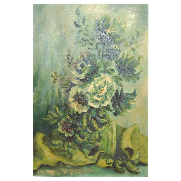 Floral Oil Paintings 60 For Sale On 1stdibs