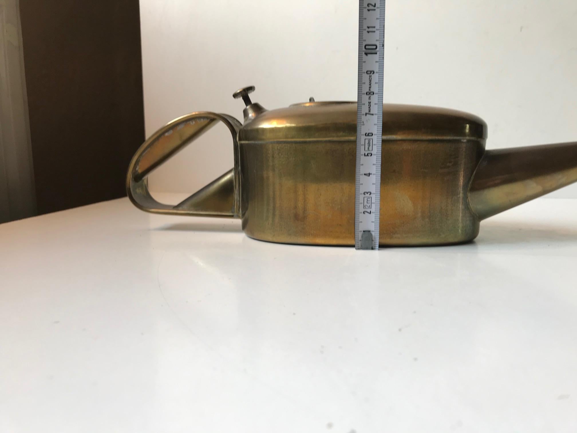 Vintage Oil Pump Can in Brass, 1930s For Sale at 1stDibs vintage