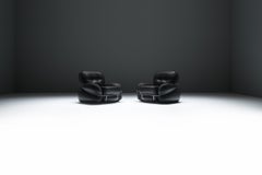 Vintage Okay lounge chairs by Adriano Piazzesi for Saporiti Italy