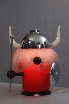 Vintage “Olaf” the Viking lamp by Old Timer Ferrari Italy 1960s