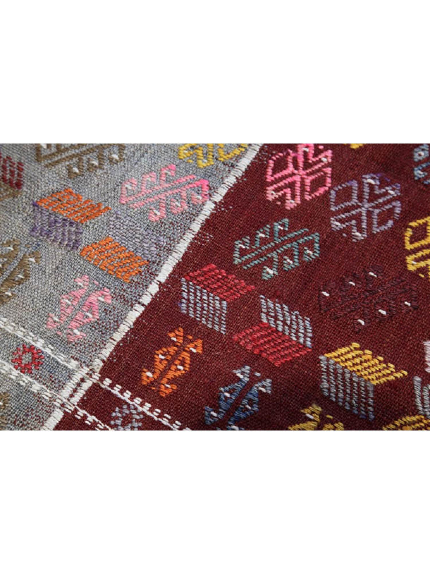 Tissé à la main Tapis turc vintage en laine Cecim Jijim Kilim d'Anatolie orientale en vente