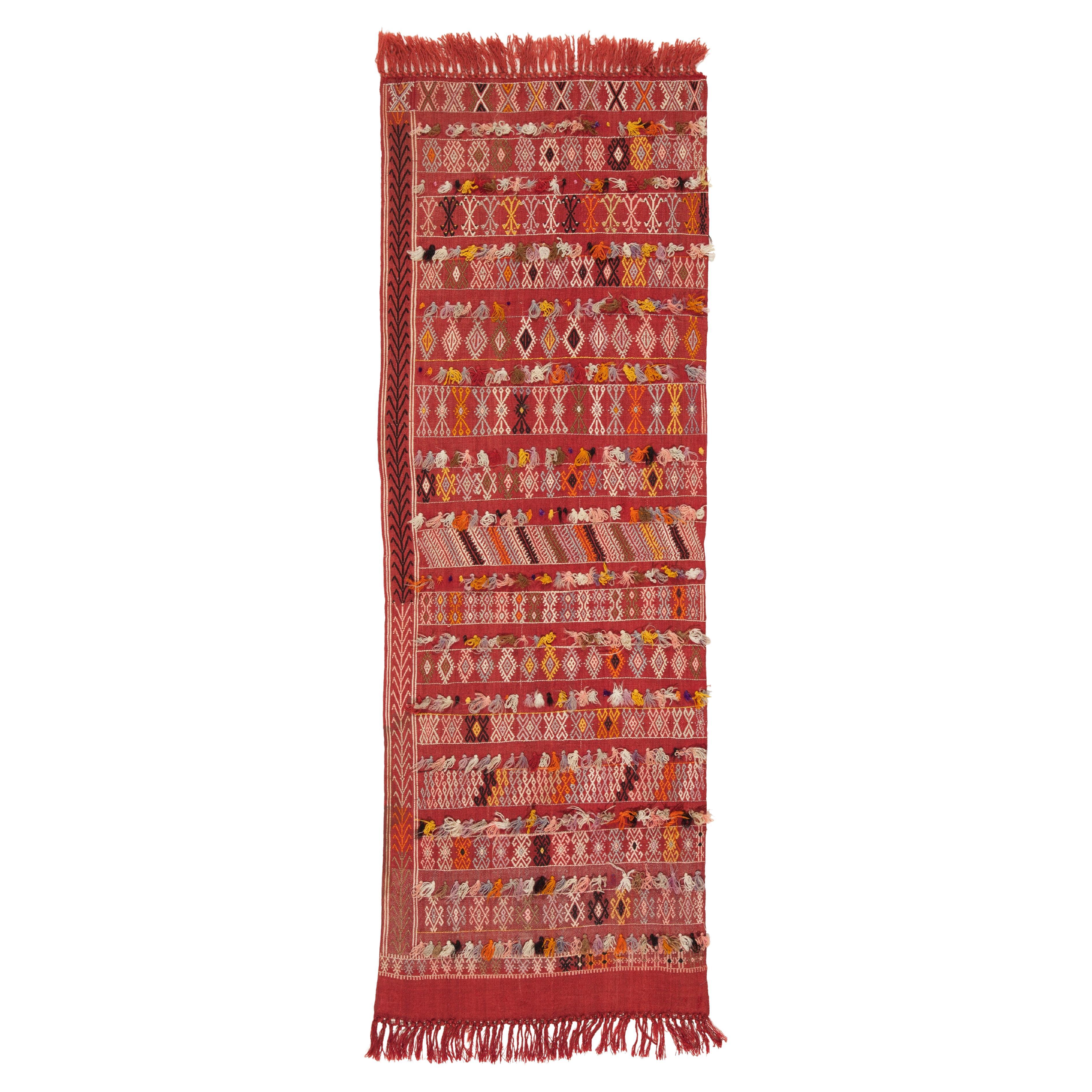 Türkischer Vintage-Teppich aus Wolle von Old Antep Cecim Jijim Kilim aus dem östlichen Anatolien