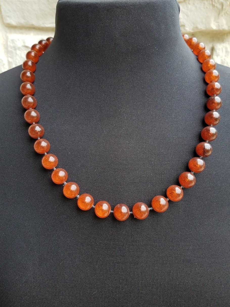 Vintage Old Baltic Amber Necklace In Good Condition In Chesterland, OH