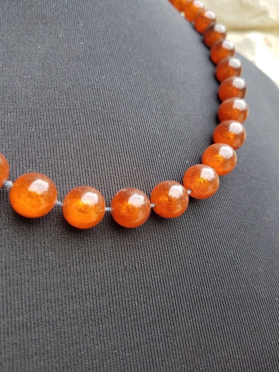 Vintage Old Baltic Amber Necklace 1