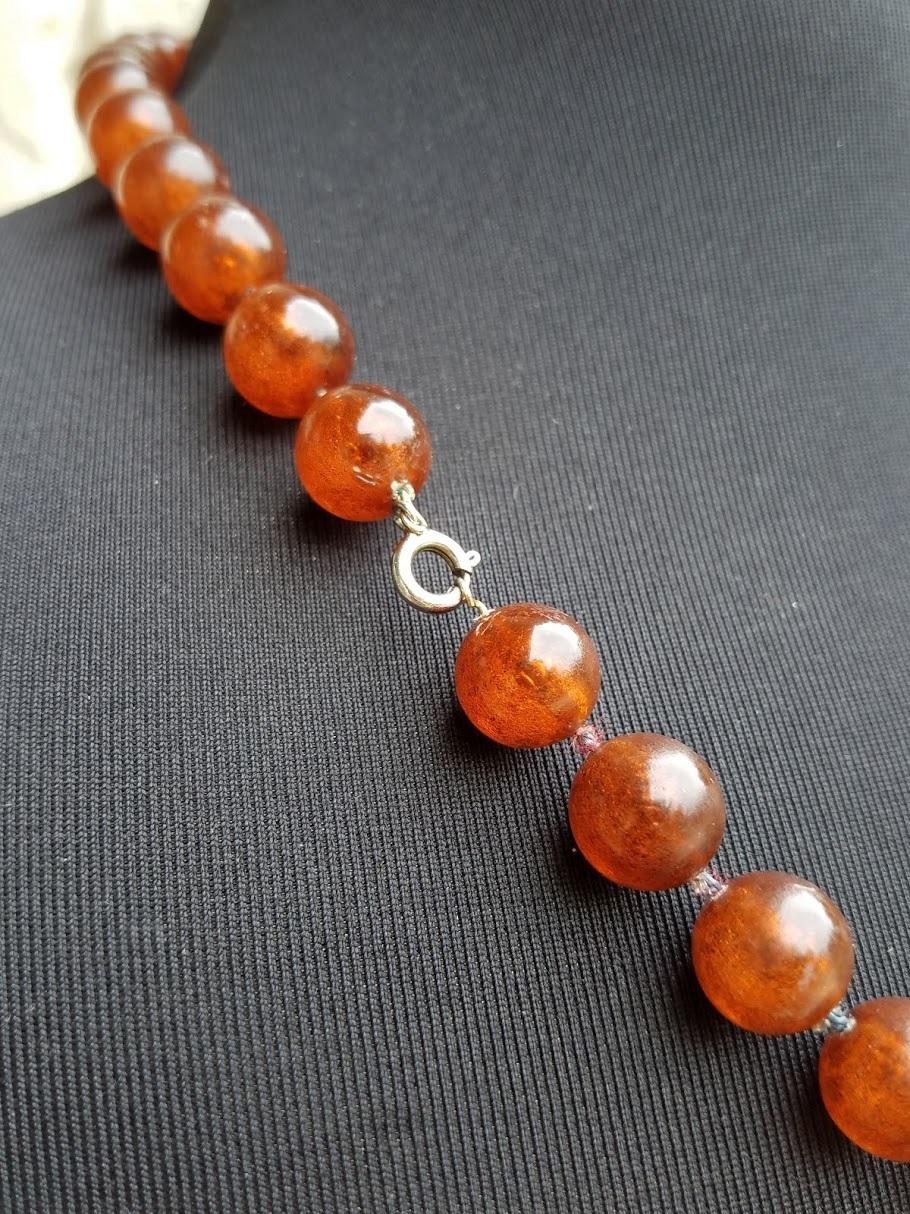 Vintage Old Baltic Amber Necklace 2