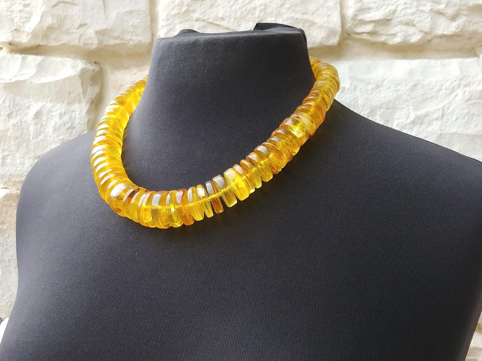 Women's or Men's Vintage Old Baltic Amber Necklace