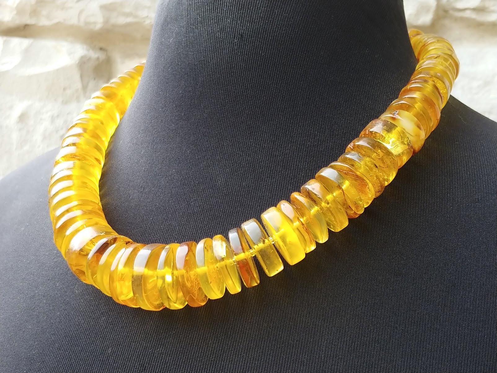 Vintage Old Baltic Amber Necklace 1