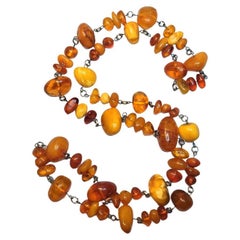 Retro Old Baltic Amber Necklace