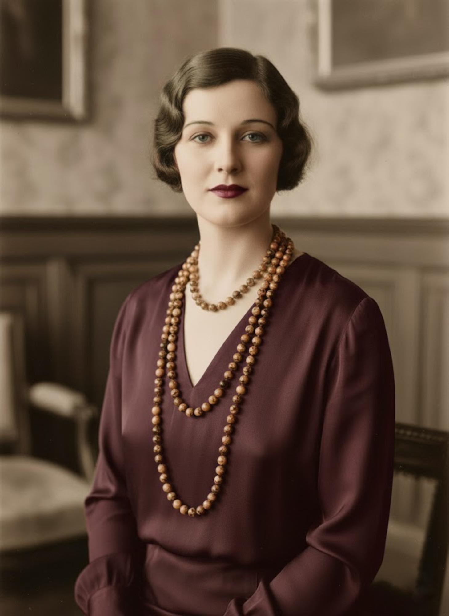 Collana di uova di quaglia in ambra baltica vintage da 70 pollici in vendita 2