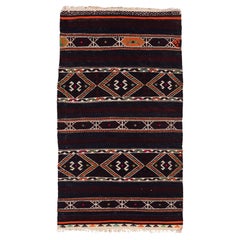 Alfombra antigua Vintage Bergama Kilim Cuval Alfombra Chuval Alfombra Anatolia Turca Yastik