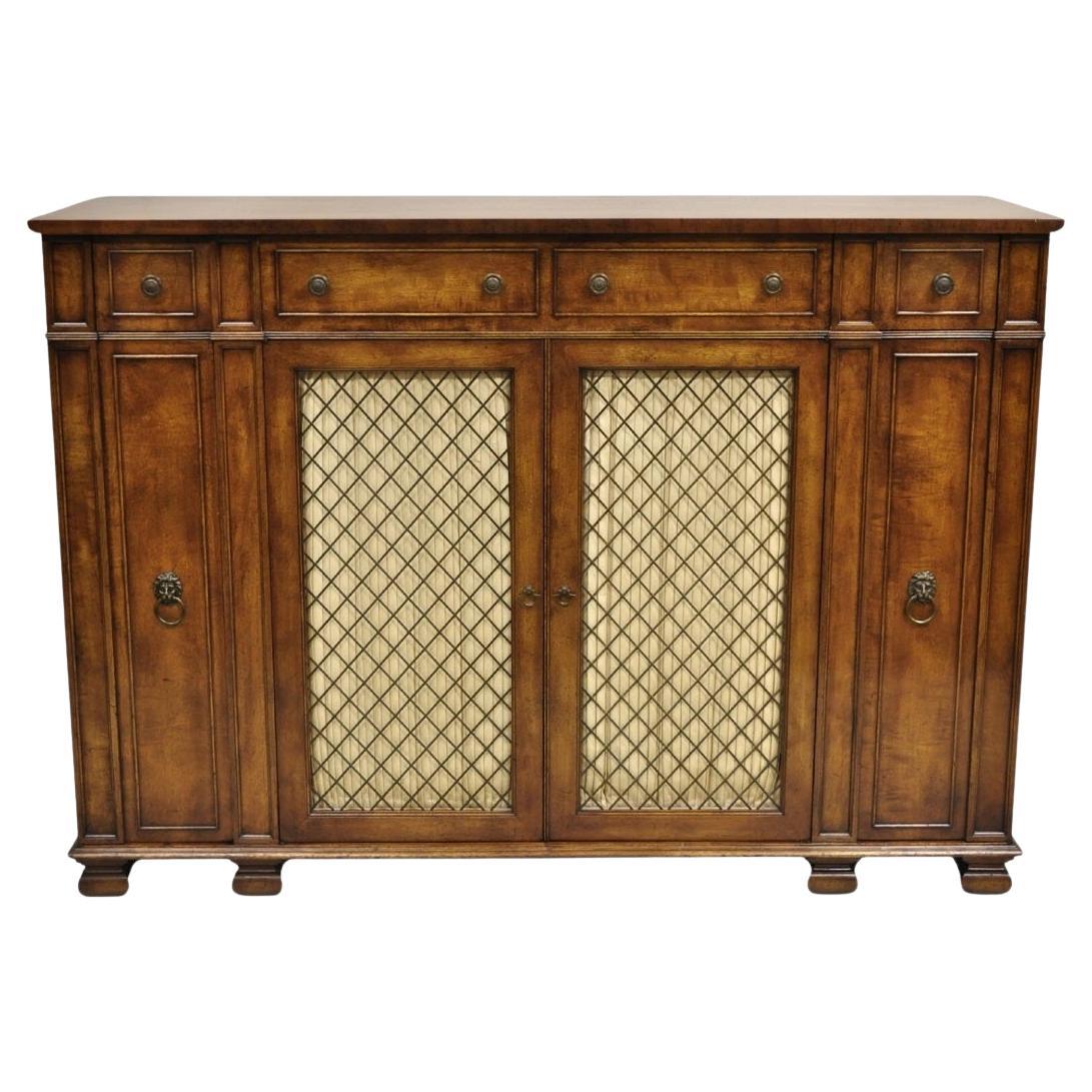 Vintage Old Colony Regency Style Mahogany Sideboard Buffet w/ Writing Surface