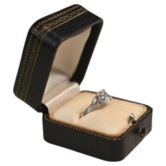 Vintage Old European Cut Diamond (Approx. 1.00-Carat), 18k White Gold Ring