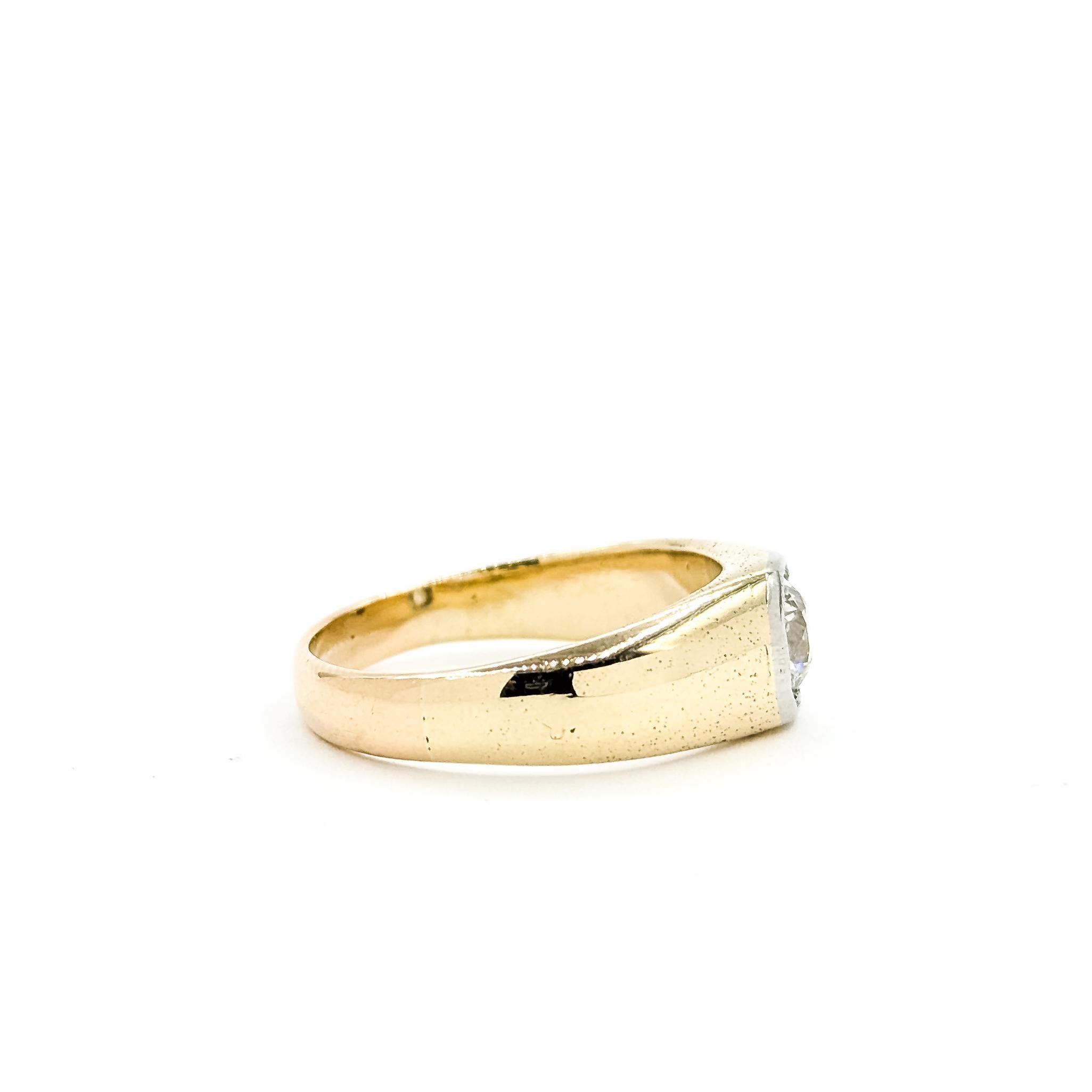 Vintage Old European Cut Diamond Ring in 14k en venta 1