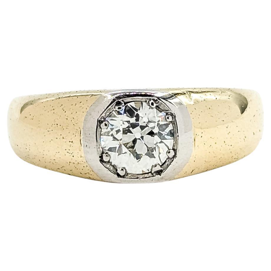 Vintage Old European Cut Diamond Ring in 14k