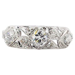 Vintage Old European, Transitional, and Single Cut Diamond Ring, 0.70 cts, 14K