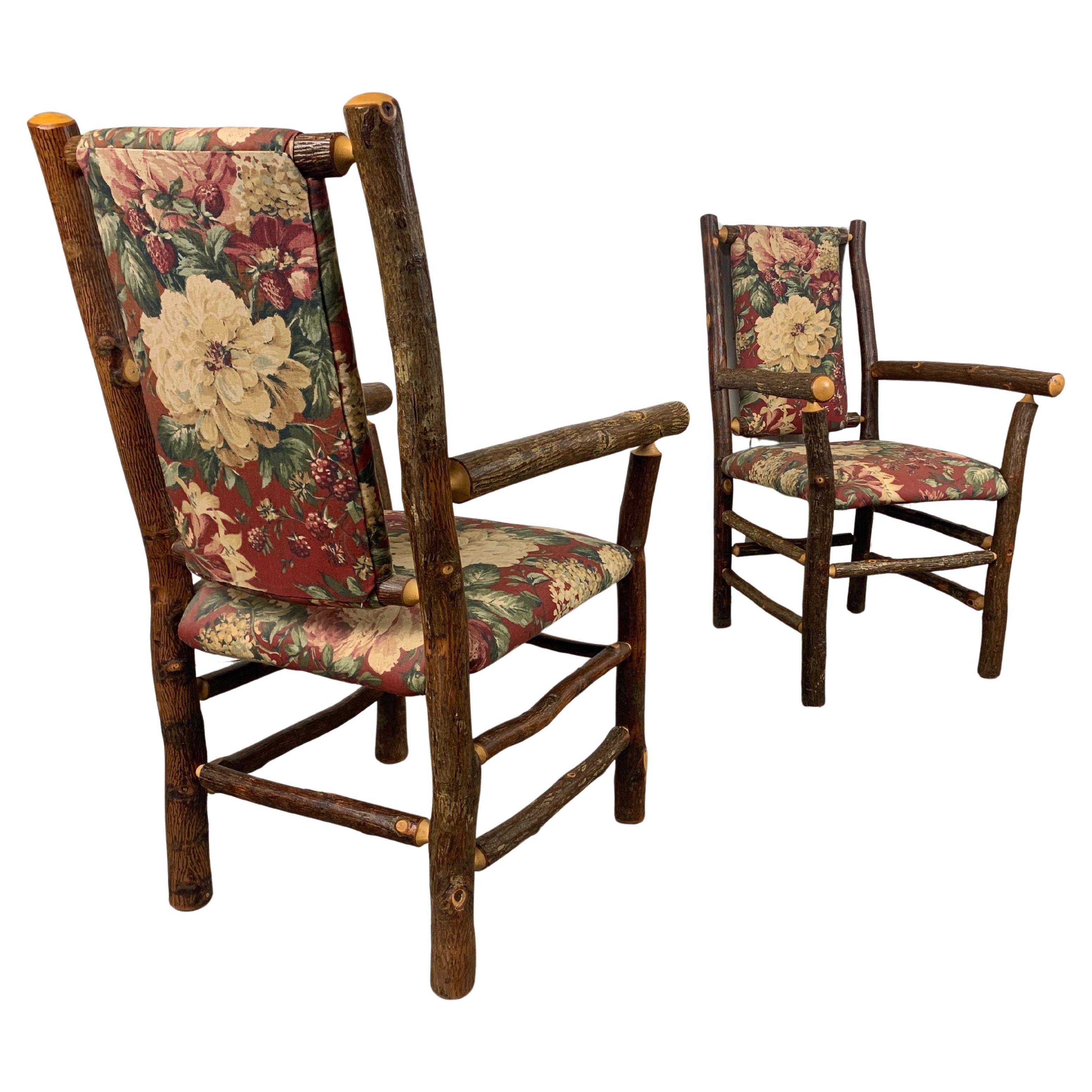 Vintage Old hickory Armchairs For Sale