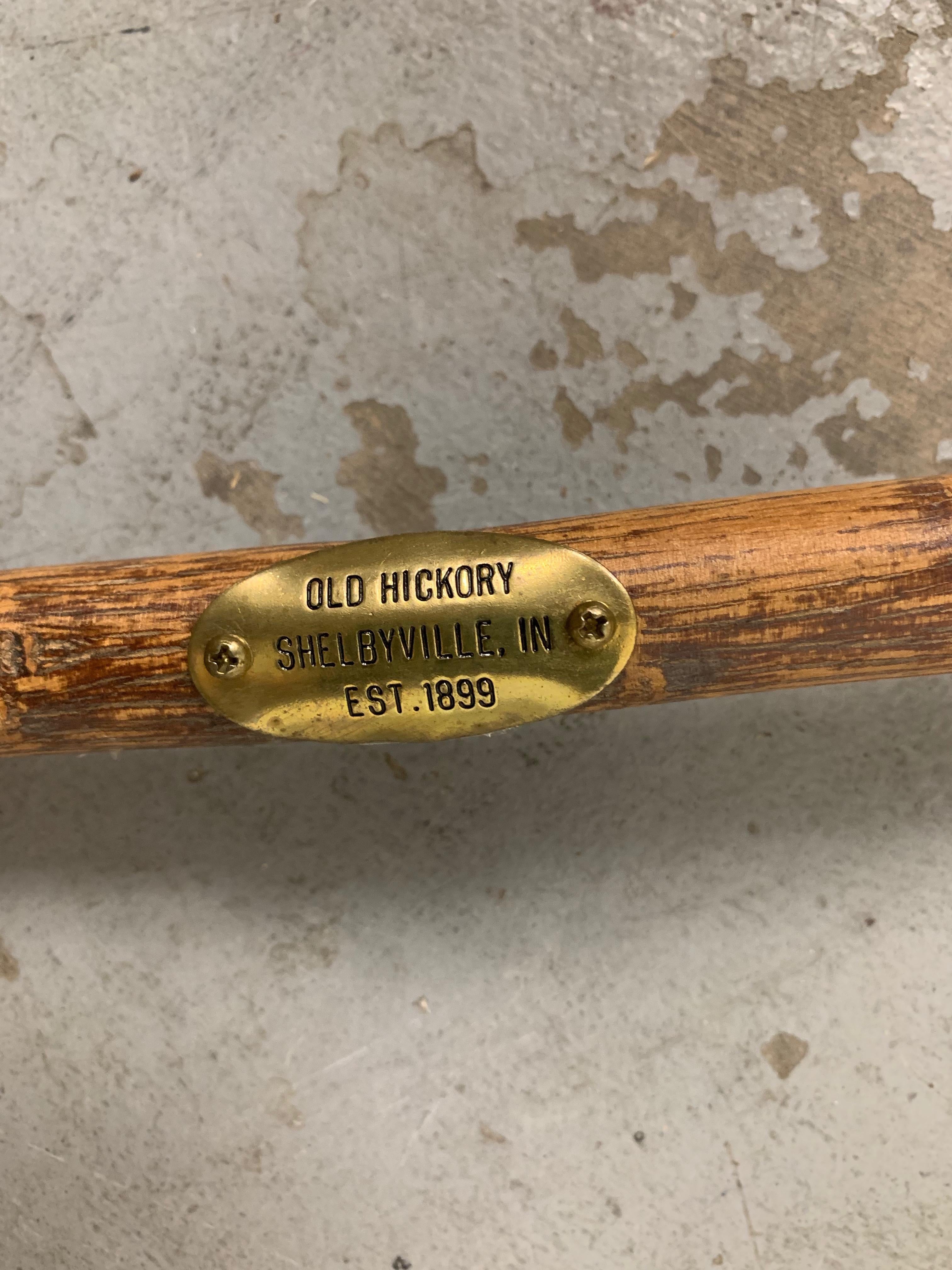 Vintage Old Hickory Counter Stools For Sale 3
