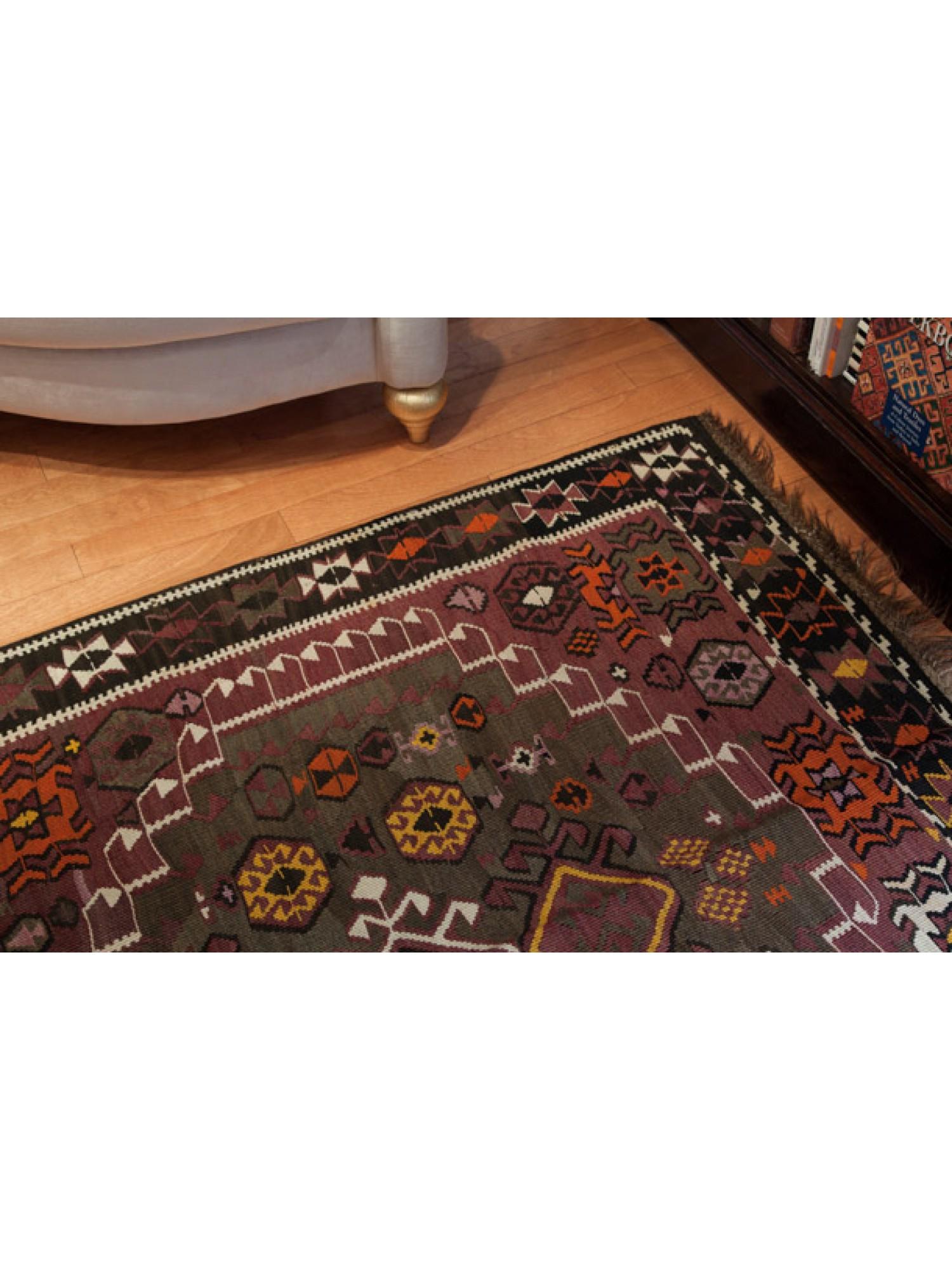 Turc Tapis vintage Vieux Kars Kilim d'Anatolie de l'Est, Turquie en vente
