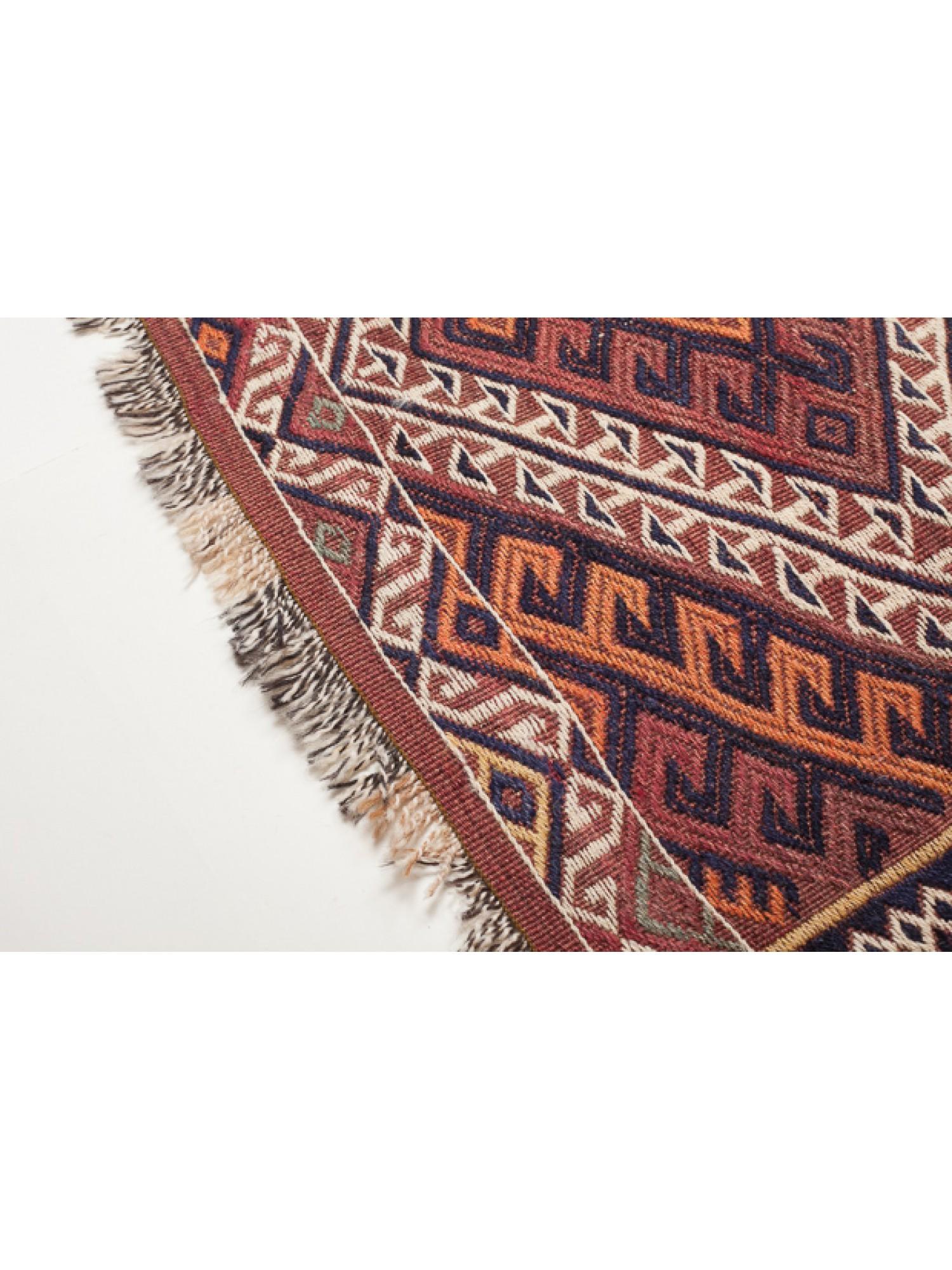 Hand-Knotted Vintage Old Kars Kilim Eastern Turkey Anatolian Rug Turkish Wool Carpet For Sale
