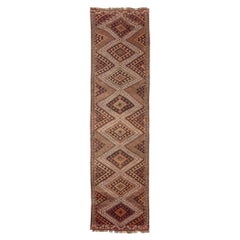 Vintage Old Kars Kilim Eastern Turkey Anatolian Rug Turkish Wool Carpet