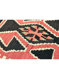 Vintage Old Kayseri Village Kilim Central Anatolian Rug Turkish Carpet