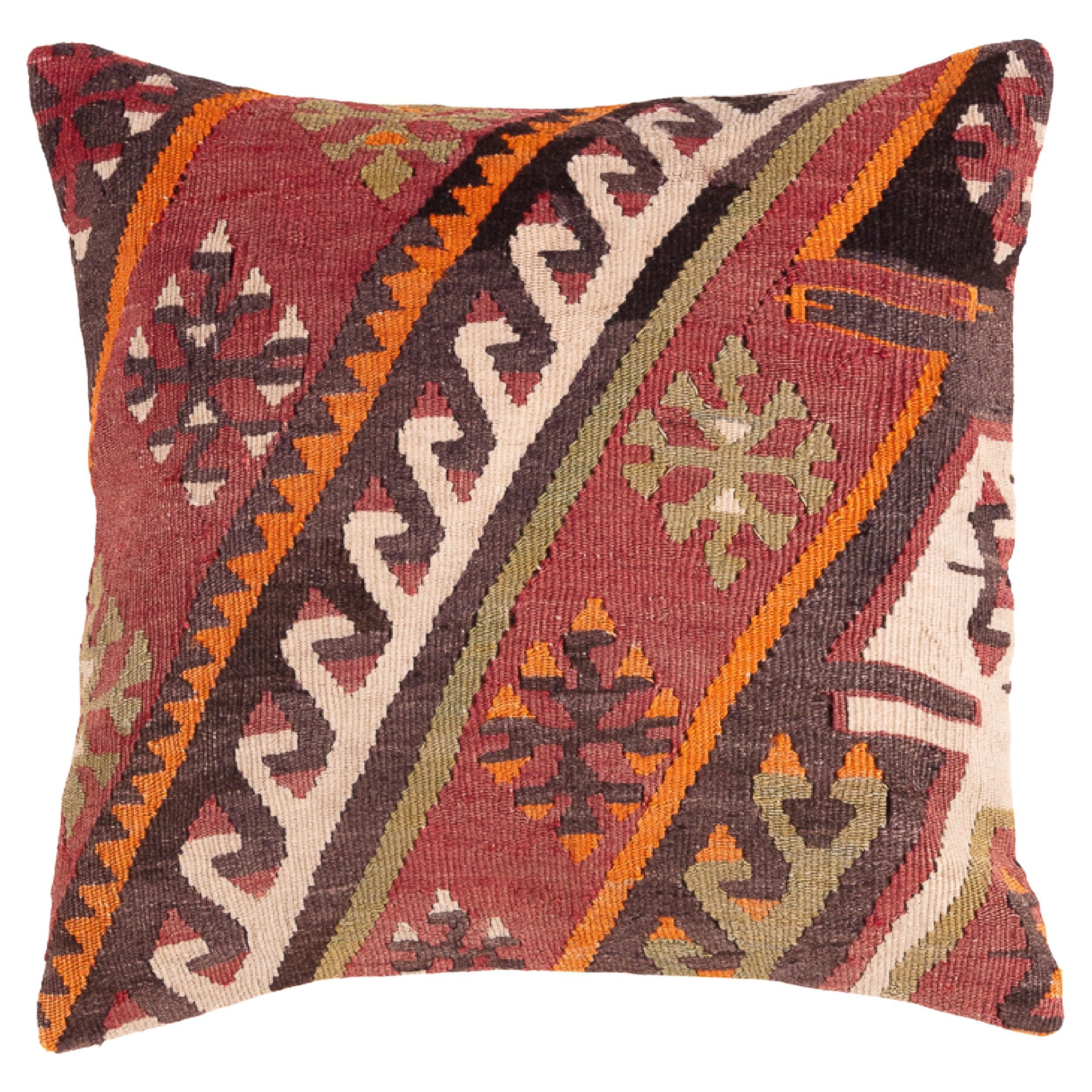 Coussin Kilim vintage et ancien, coussin moderne turc d
Anatolie Yastik 3580