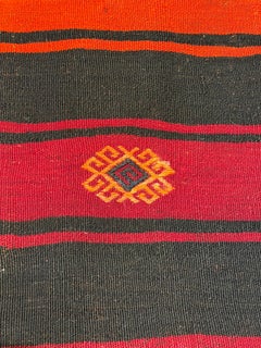 Vintage & Old Kilim Cushion Cover, Anatolian Yastik Turkish Modern Pillow 4015