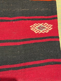 Vintage & Old Kilim Cushion Cover, Anatolian Yastik Turkish Modern Pillow 4033