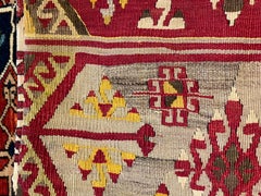 Vintage & Old Kilim Cushion Cover, Anatolian Yastik Turkish Modern Pillow 4223
