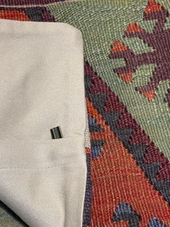 Türkisches modernes Yastik-Kissen im Vintage-Stil mit altem Kelim-Kissen, 4301