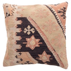Copricuscino Kilim vintage e antico, cuscino moderno turco Anatolian Yastik 4326