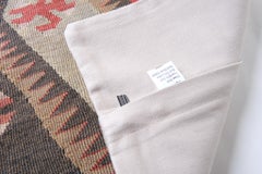 Vintage & Old Kilim Cushion Cover, Anatolian Yastik Turkish Modern Pillow 4333