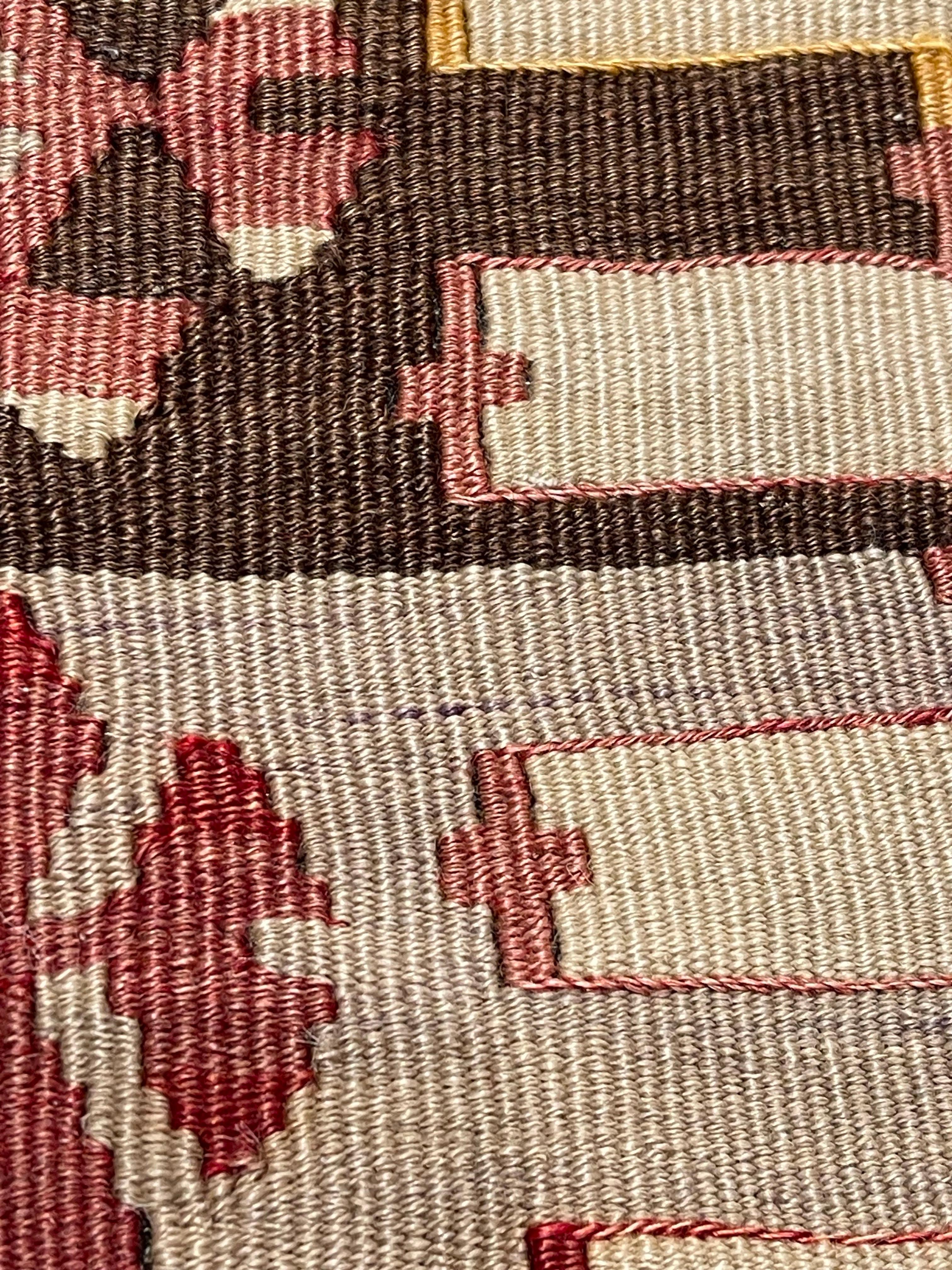 Vintage & Old Kilim Cushion Cover, Anatolian Yastik Turkish Modern Pillow 4337 (Kelim) im Angebot