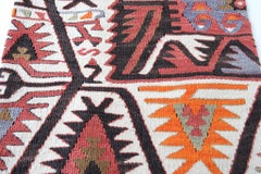 Vintage & Old Kilim Cushion Cover, Anatolian Yastik Turkish Modern Pillow 4352